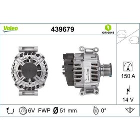 Resim Valeo ALTERNATOR 14V 150A MERCEDES W203 W204 S204 W212 S212 C207 A207 B906 