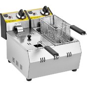 Resim Remta 3+3 Lt Çiftli Elektrikli Fritöz R92 