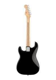 Resim Squier 0373301506 Sonic Stratocaster Hardtail H Gitar Siyah Tek Humbucker Sabit Köprü Ve Siyah Pickguard İle Rock Makinesi 