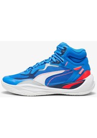 Resim Puma Playmaker Pro Mid Erkek Basketbol Ayakkabı 37790208-saks Saks 