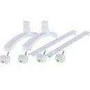 Resim Nobo FS40 Tekerlekli Ayak | Panel Isıtıcı Uyumlu, Hızlı Montaj, Seyyar Kullanım Aparatı (40 Cm) 