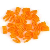 Resim Folinda 30 Adet Ford F-150 Mustang Dodge İçin Oranj Plastik Konsol Paneli Tutucu, Bumper Kapak Sabit Tutucu Klips 