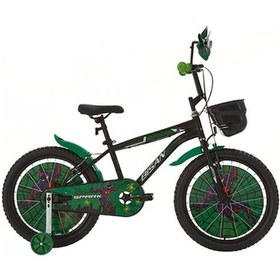 Resim Spark Çocuk Bisikleti 30 Cm V Fren 20 Jant Vitessiz Mat Siyah Yeşil Siyah - Yeşil 