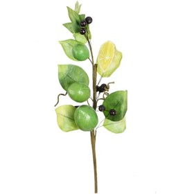 Resim Yapay Çiçek Deposu Yapay Meyve Dalı 50 Cm Limon 