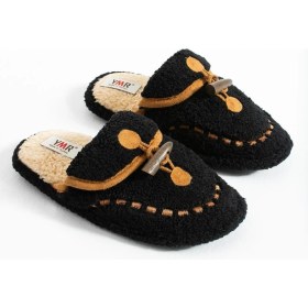 Resim Kadın Ev Terliği Peluş Terlik Çeyiz ve Bohça Terliği Ses Yapmaz Kalın Taban 