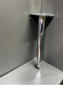 Resim Bone X Metal Ayak 20cm Krom Koltuk Puf Dolap Tv Ünite Modern Mobilya Ayağı Komidin Gümüş Konsol 