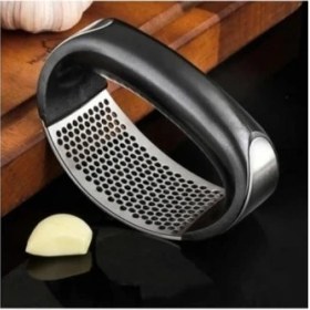 Resim MUHTELİFİÇGİYİM Paslanmaz Çelik Ergonomik Sarımsak Ezici Pres ve Doğrayıcı 