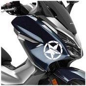 Resim Deeb Army Forza Yıldız Sticker Etiket Mat Beyaz 2 Adet 