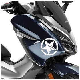 Resim Deeb Army Forza Yıldız Sticker Etiket Mat Beyaz 2 Adet 
