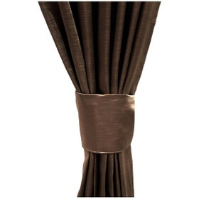 Resim Premier Home Saten Fon Perde 140x260 Kahve Kahverengi 