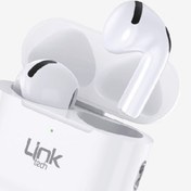 Resim Linktech AP07 Stereo Earbuds Kablosuz Bluetooth Kulaklık Beyaz 