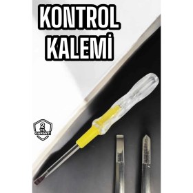 Resim Aesco Test Cihazı Kontrol Kalemi Çift Başlıklı Şeffaf Elektrik Testi 