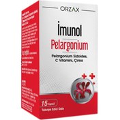 Resim Orzax Imunol Pelargonium 15 Kapsül 