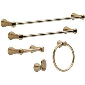 Resim Delta Faucet 73846-cz Lahara Duvara Monte Havlu Halkası Şampanya Bronz 