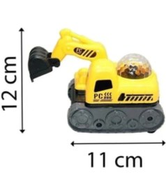 Resim Matmel Süper Araçlar Iş Makinesi Kepçe Pilli Sesli Işıklı 
