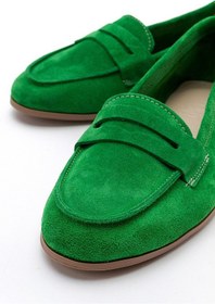 Resim Luvishoes Luvi Shoes F02 Çim Yeşili Kadın Babet Yeşil 