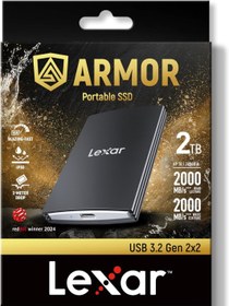 Resim Lexar Armor 700 LAR700X002T-RNBNG USB 3.2 2 TB Taşınabilir SSD 
