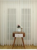 Resim Puantiyeli Tül Perde - 200 X 260 