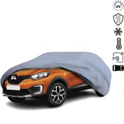 Resim Teksin Renault Captur 2 (2019-) Araba Brandası Miflonlu Su Geçirmez Araba Brandası Uv Koruyuculu 