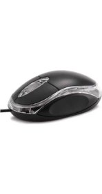 Resim Wozlo WZ-800 Optik USB Mouse Kırmızı Işıklı Mini USB Mouse 