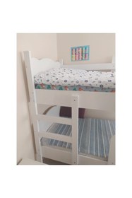 Resim Afilli Ranza İkili Ayrılabilen Mdf Profilli 90x190 Beyaz 