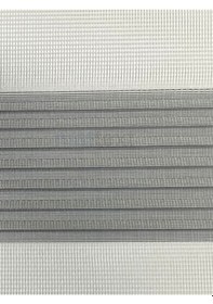Resim Gri Dar Plise Zebra Perde Gri 