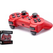 Resim HADRON HD-306K PS3 GAMEPAD KIRMIZI 