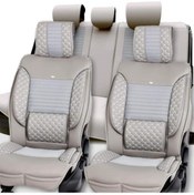 Resim Stil Renault Kangoo 2008-2019 Ortopedik Lüx Deri Oto Koltuk Kılıfı 