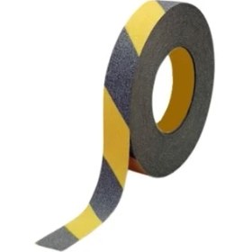Resim Bay-Tec Mk0842 Kaydırmaz Zemin Bandı Sarı-Siyah 25mmx15mt 