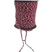 Resim Bileklik ipi, Hediye Paketleme ipi, Şans, Bereket, Aşk, Şifa, Güç 5 mm Pamuk 5 metre Kırmızı 