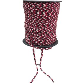 Resim Bileklik ipi, Hediye Paketleme ipi, Şans, Bereket, Aşk, Şifa, Güç 5 mm Pamuk 5 metre Kırmızı 