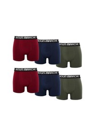 Resim Boun Marche Erkek Boxer Likralı Premıum 6'lı Kutu Robert Robert 