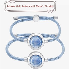 Resim Totwoo Mesafe Bilekliği - Akıllı Dokunmatik Sevgililer Bilekliği 
