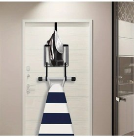 Resim Home Stuff Kapı Arkası Ütülük Ve Ütü Masası Askısı Ütü Düzenleyici Raf - Siyah Siyah 