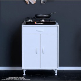 Resim Modilayn Set Altı Dolap Mutfak Dolabı Çekmeceli Iki Kapaklı 