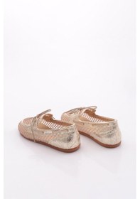 Resim Dgn B0048 Kadin Oxford Ayakkabi Altın 