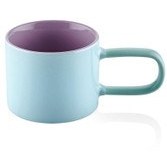 Resim Rainbow Porselen Kupa Mavi 270 Ml The Mia