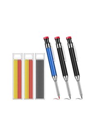 Resim Takım Marangoz Kalemleri Derin Delik İşaretleyici Marangoz Kalemleri Kalem Atölyesi Mekanik Kurşun Kalem İşaretleyici Ağaç İşleme Aleti İçin 