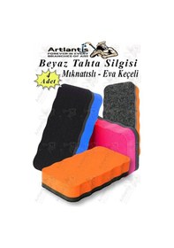 Resim Mıknatıslı Yazı Tahta Silgisi Eva 4 Adet Beyaz Yazı Tahtası Silgisi Manyetik Kaliteli Keçe Uçlu Eva Okul Sınıf Ofis Kuru Çok Renkli 
