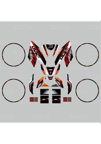 Resim Ktm Duke 250 Raceline Design Sticker Set (2011-16) 548763351 