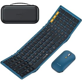 Resim Protoarc Xkm01 Katlanabilir Klavye Ve Fare Blue 