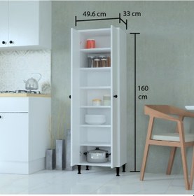 Resim Ilgaz 7raflı Çok Amaçlı Dolap 