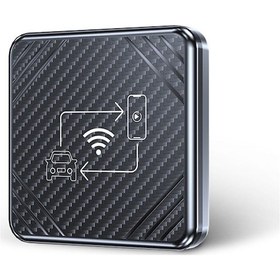 Resim Honmex Kablosuz Carplay Dönüştürücü - Android Auto Uyumlu, Wıfı/bt5.0 İle Akıllı Araç Bağlantı Kutusu Siyah 