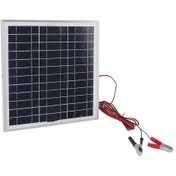 Resim Avrupa'da Karavan, Kamp Ve Yürüyüş İçin Alüminyum Çerçeveli, 9,8 Ft Kablolu Ve Dc 18v Pil Klipsli 50w Taşınabilir Monokristalin Silikon Güneş Paneli 