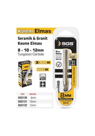 Resim Sgs Seramik Ve Granit Kesme Elması - 10 Mm. - 1 Adet 