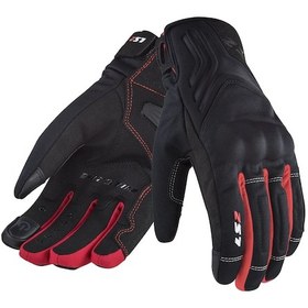 Resim Ls2 Jet 2 Waterproof Eldiven Siyah-kırmızı 