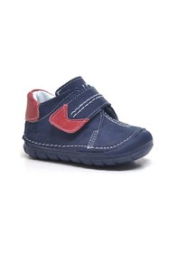 Resim Rakerplus Popeye Hakiki Deri Lacivert İlk Adım Unisex Bebek Ayakkabısı 