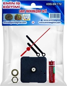Resim Emin Pil Hediyeli Saat Mekanizması Saat Mekanizma Seti Çok Renkli 