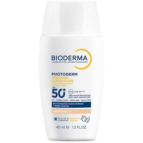 Resim Bioderma Photoderm XDefense Ultra-Fluid SPF50+ Güneş Kremi No:01 Very Light 40 ml 