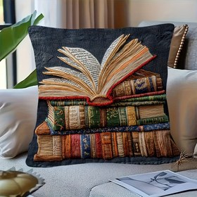 Resim Modern Temalı Açık Kütüphane, Kitap Severler İçin Uygun, Okuma Tutkunları İçin Mükemmel Hediye - Kanepe, Yatak Odası ve Oturma Odası Dekorasyonu için İdeal 